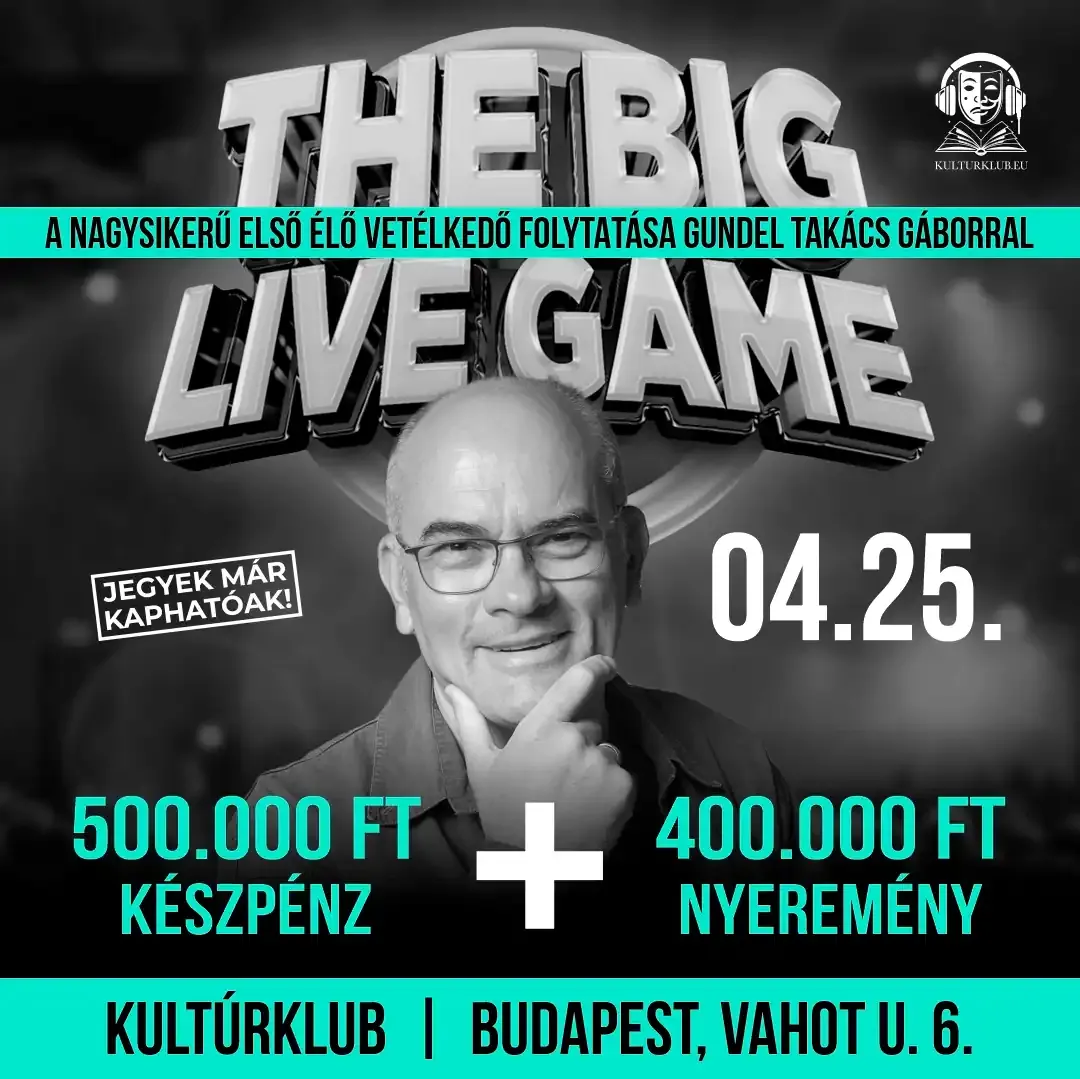 THE BIG LIVE GAME - HARMADSZOR IS INDUL A JÁTSZMA!