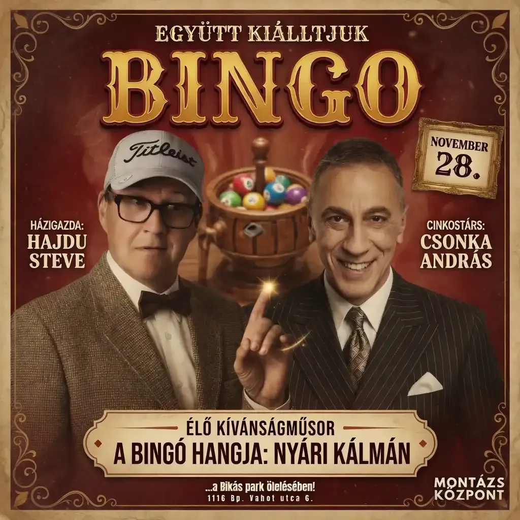 Bingó! - Vadonatúj Game & Talk Show Hajdú Steve-vel! 11.28